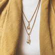 Load image into Gallery viewer, Hope Brass Necklace