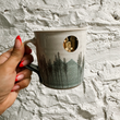 Load image into Gallery viewer, Mountain Treeline Golden Sun Mug