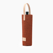 Load image into Gallery viewer, Felt Cozy Wine Carrier - Mahogany