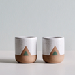 Load image into Gallery viewer, Woif Ceramics Forest Mountain Cup White