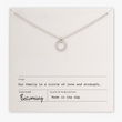 Load image into Gallery viewer, Family Circle Necklace - Sterling Silver
