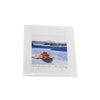 UNFRAMED 4X4 MINI PRINT - BTV Boathouse
