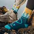 Load image into Gallery viewer, Darn Tough Women's Northwoods Hiking Sock - Dark Teal 5013