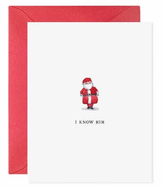 I Know Him Santa Card - EF7