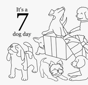 Dog Days Coloring Book