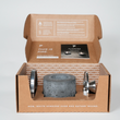 Load image into Gallery viewer, Tabletop Concrete Fireplace - Silver