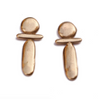 Load image into Gallery viewer, Creature Brass Stud Earrings