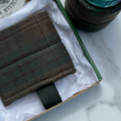 Load image into Gallery viewer, Waxed Canvas Can Cooler - Olive Plaid