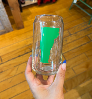 Vermont Can Glass - Kelly Green