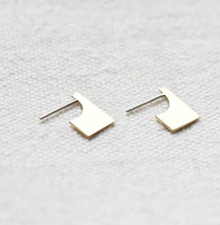 Brass Stud Earring - EA-TS-32