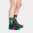 Load image into Gallery viewer, Darn Tough Women's Critter Club Sock - Moss 5001