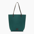 Load image into Gallery viewer, Hana Felt Tote - Kombu Felt & Black Leather