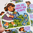 Load image into Gallery viewer, Ask Me About My Plants Sticker
