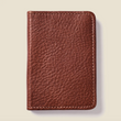 Load image into Gallery viewer, Handcrafted Leather Compact Bifold Wallet - Chocolate
