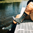 Load image into Gallery viewer, Darn Tough Men's Animal Haus Crew Sock - Forest 6066