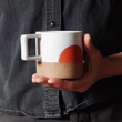 Load image into Gallery viewer, Wolf Ceramics Harvest Moonrise Mug