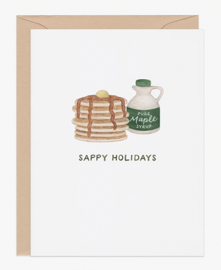 Maple Syrup Holidays Card - AZ7