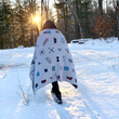 Load image into Gallery viewer, Ski Club Prep Throw Blanket 55" x 75"