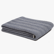 Load image into Gallery viewer, Eco Herringbone Throw - Marine / Milk