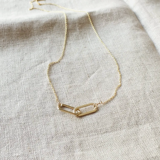 Linked Together Necklace - 14k Gold Fill