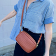 Load image into Gallery viewer, Siena Leather Cross Body Bag - Cognac