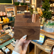 Load image into Gallery viewer, Oiled Walnut Barn Candle Holder