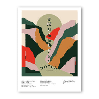 Vermont Parks Collection Print: Smugglers' Notch State Park, Casey Callahan 12x16