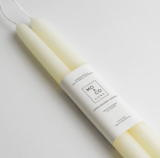 Beeswax Dipped Taper Candles Set of 2 - 14inch