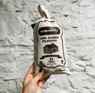 Small Cabin Building Set in Canvas Bag