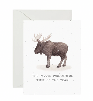 Moose Wonderful Time of the Year Card - AZ7