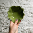 Load image into Gallery viewer, Textured Stoneware Gourd Dip Bowl - Citrus