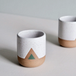 Load image into Gallery viewer, Woif Ceramics Forest Mountain Cup White