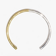 Load image into Gallery viewer, SEA + SAND Cuff - Thick Silver & Brass