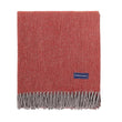 Load image into Gallery viewer, Faribault Ashby Twill Throw - Red 50x72