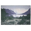 Load image into Gallery viewer, Faribault Glacier National Park Wool Throw - Tan 48x72
