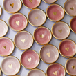 Load image into Gallery viewer, Pink & Gold Heart Ring Dish