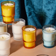 Load image into Gallery viewer, Noel Etched Stars 5.5 oz. Candle - Balsam & Fir