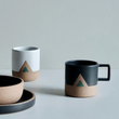 Load image into Gallery viewer, Woif Ceramics Forest Mountain Cup White