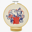 Load image into Gallery viewer, Knitting Octopus Embroidery Kit