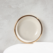 Load image into Gallery viewer, Gold Rimmed Ring Dish - White