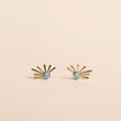 Load image into Gallery viewer, Sun Ray Fire Studs - Opal