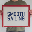 Load image into Gallery viewer, Smooth Sailing Felt Banner