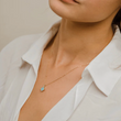 Load image into Gallery viewer, Mesa Necklace - Turquoise & Sterling Silver
