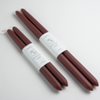 Load image into Gallery viewer, Beeswax Dipped Taper Candles Set of 2 - 10inch