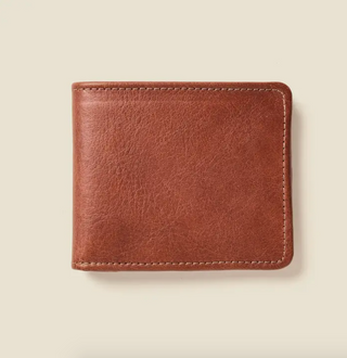 Handcrafted Large Leather Billfold Wallet