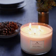 Load image into Gallery viewer, Roland Pine Three-Wick Large Candle - 18oz