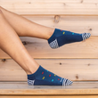Load image into Gallery viewer, Darn Tough Women's Lucky Lady No Show Sock - Midnight 6074