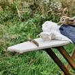 Load image into Gallery viewer, Ruthie the Rabbit Stuffed Toy - Chambray Skirt