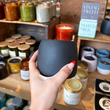 Load image into Gallery viewer, Elements Concrete Black Candle 9oz - Amber Oak
