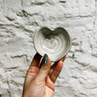 Load image into Gallery viewer, Laura White Pottery Heart Bowl
